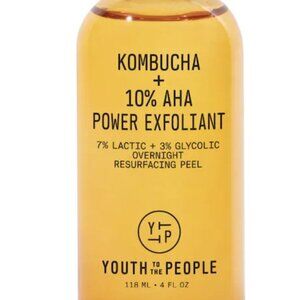 Kombucha + 10% AHA Liquid Exfoliant with Lactic Acid and Glycolic Acid - 4 oz